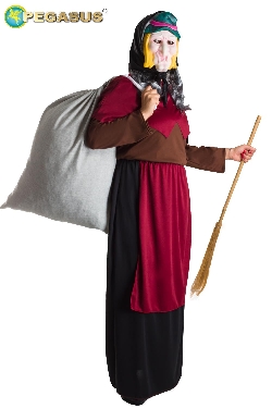 BEFANA DONNA CON MASCHERA